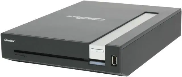 Alt view image 2 of 11 - Shuttle SD01XD Intel Socket M Intel 945PM Mini / Booksize Barebone System