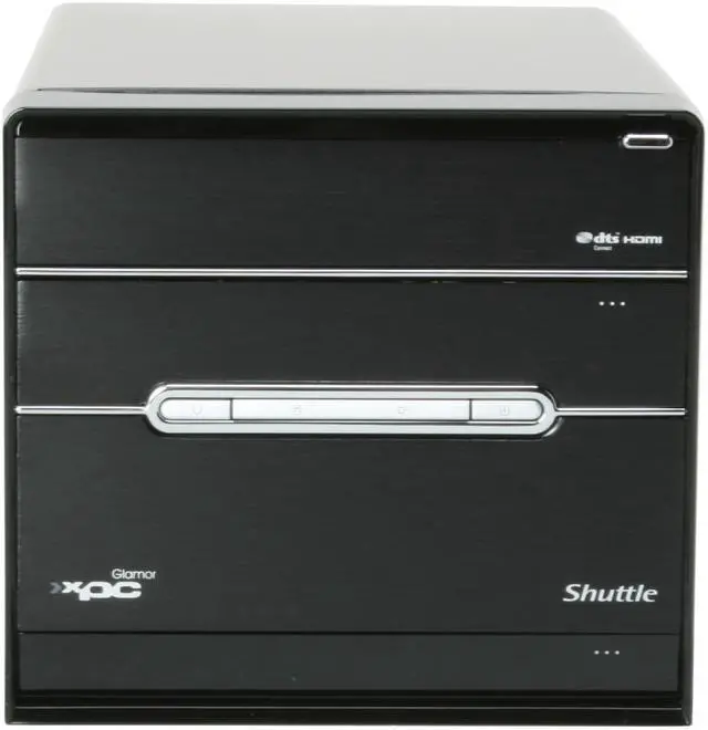 Alt view image 3 of 10 - Shuttle SG33G5B Intel Socket T(LGA775) Intel G33 1 x HDMI glamor small form factor black XPC Barebone with HDMI