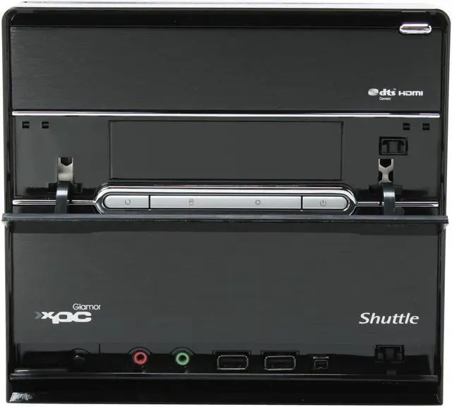 Alt view image 3 of 14 - Shuttle SG33G5 PRO Intel Socket T(LGA775) Intel G33 glamor small form factor wireless black XPC Barebone with HDMI