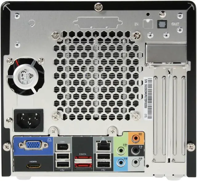 Alt view image 8 of 16 - Shuttle SG33G5M Intel Socket T(LGA775) Intel G33 1 x HDMI Glamor small form factor black XPC Barebone with HDMI VFD display remote