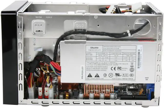 Alt view image 9 of 16 - Shuttle SG33G5M Intel Socket T(LGA775) Intel G33 1 x HDMI Glamor small form factor black XPC Barebone with HDMI VFD display remote