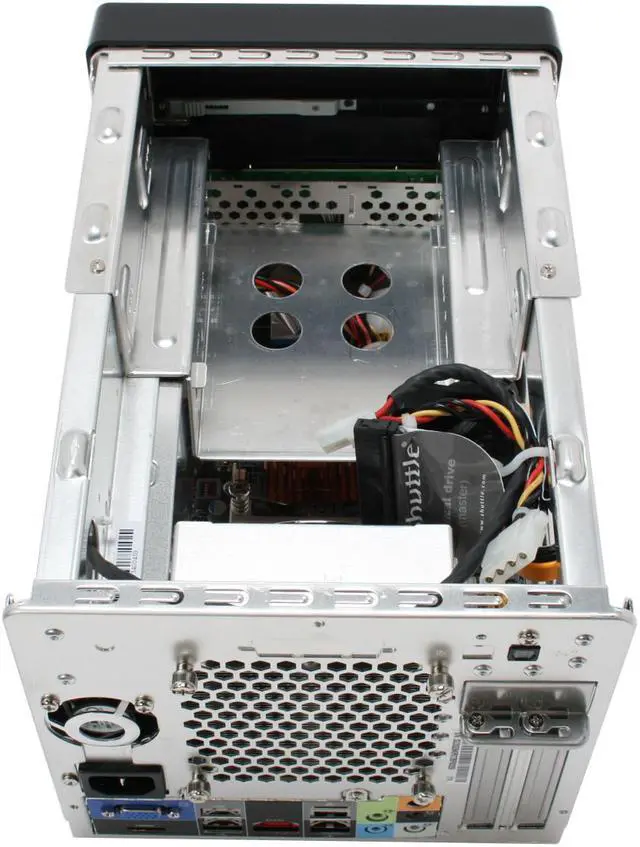 Alt view image 11 of 16 - Shuttle SG33G5M Intel Socket T(LGA775) Intel G33 1 x HDMI Glamor small form factor black XPC Barebone with HDMI VFD display remote