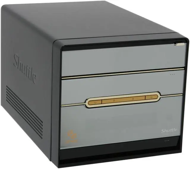 Main image of Shuttle SG33G5M-Deluxe Intel Socket T(LGA775) Intel G33 1 x HDMI XPC Barebone with HDMI VFD display remote Bluetooth speedlink
