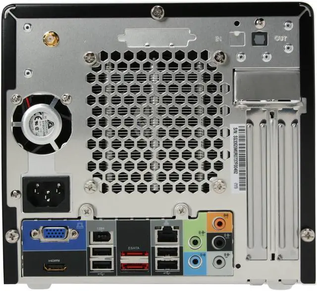 Alt view image 10 of 16 - Shuttle SG33G5M-Deluxe Intel Socket T(LGA775) Intel G33 1 x HDMI XPC Barebone with HDMI VFD display remote Bluetooth speedlink