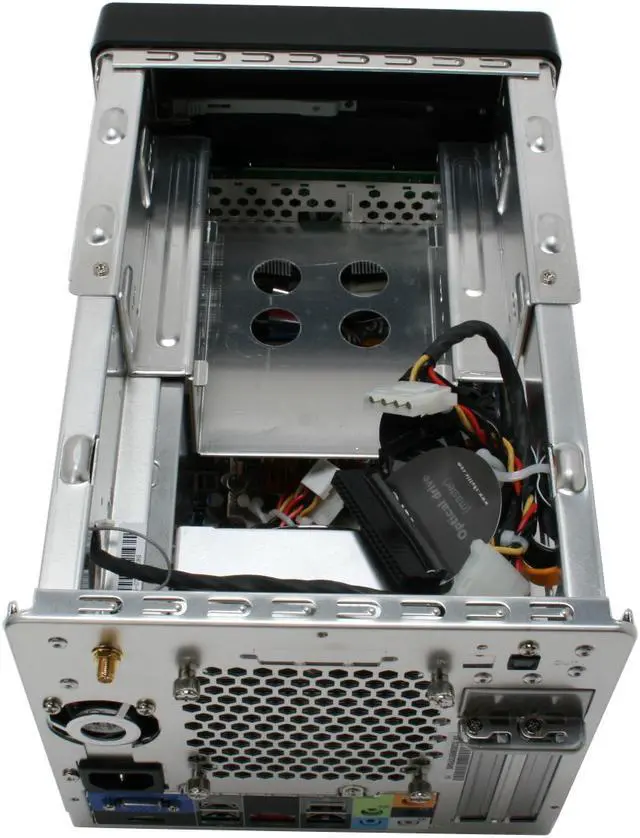 Alt view image 13 of 16 - Shuttle SG33G5M-Deluxe Intel Socket T(LGA775) Intel G33 1 x HDMI XPC Barebone with HDMI VFD display remote Bluetooth speedlink