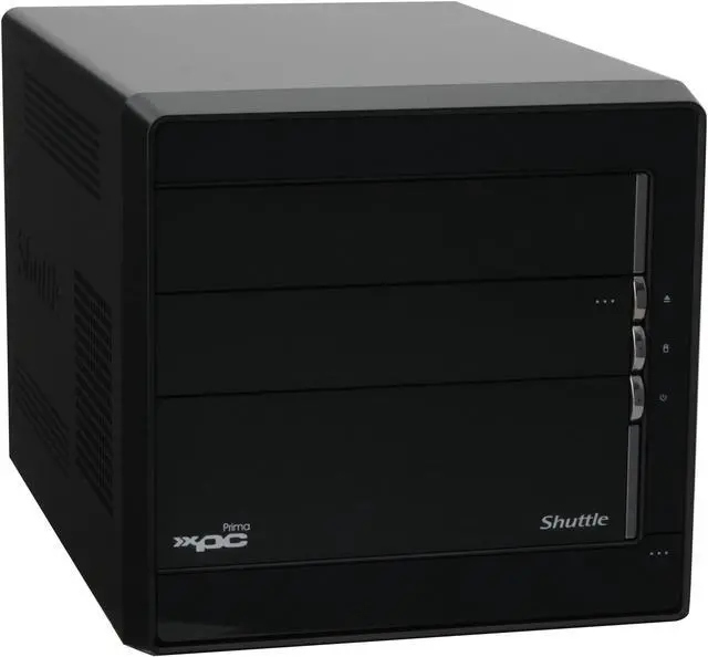 Alt view image 3 of 10 - Shuttle SP35P2-Pro Intel Socket T(LGA775) Intel P35 prima small form factor  fingerprint recognition wireless black XPC Barebone
