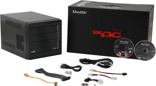Alt view image 10 of 10 - Shuttle SP35P2-Pro Intel Socket T(LGA775) Intel P35 prima small form factor  fingerprint recognition wireless black XPC Barebone