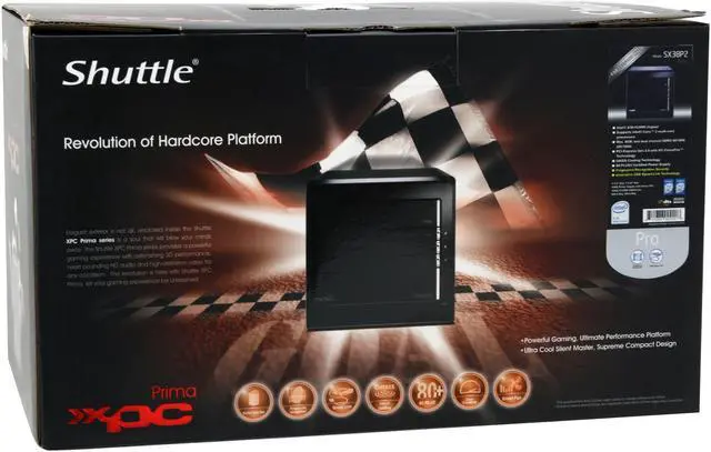 Alt view image 14 of 14 - Shuttle SX38P2-Pro Intel Socket T(LGA775) Intel X38 Barebone