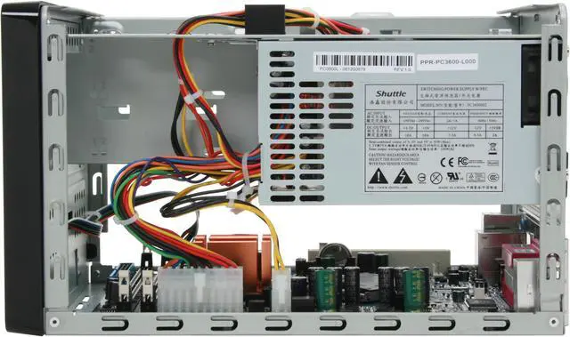 Alt view image 9 of 10 - Shuttle KPC K45-Black Intel Socket T(LGA775) Intel 945GC KPC Barebone