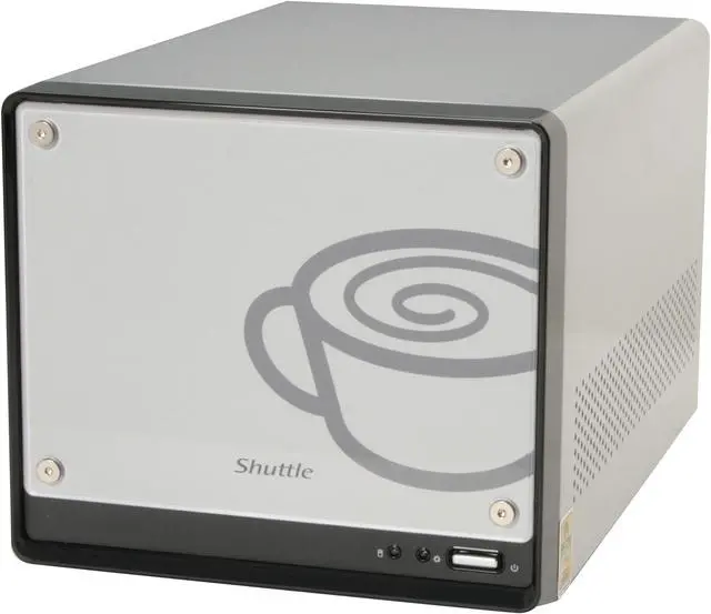Alt view image 3 of 10 - Shuttle KPC K45-Silver Intel Socket T(LGA775) Intel 945GC Barebone