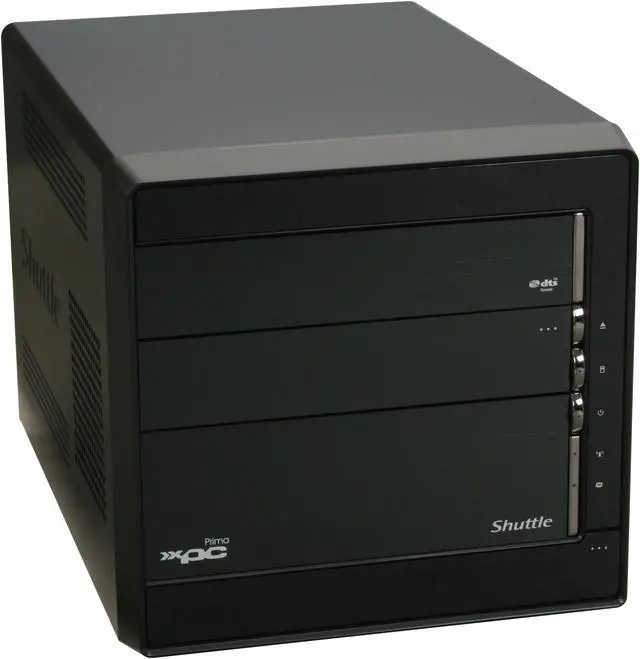 Alt view image 3 of 15 - Shuttle Prima XPC SX48P2-Deluxe Intel Socket T(LGA775) Intel X48 Barebone