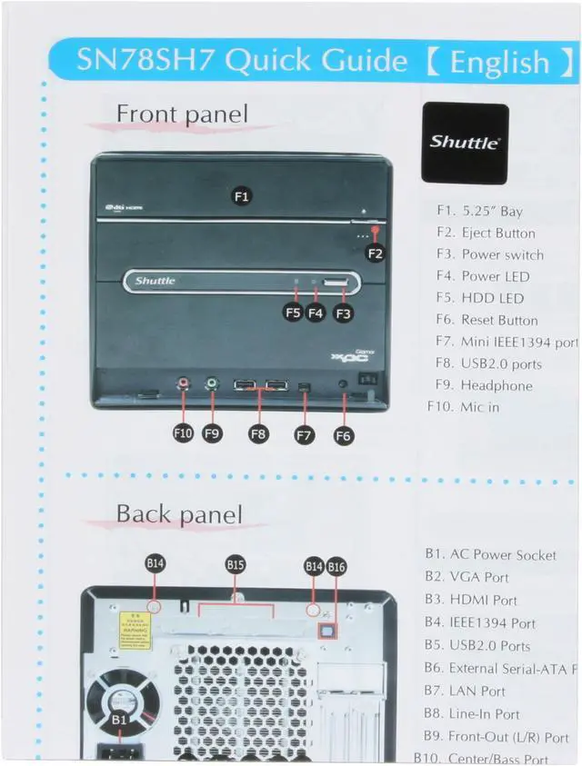 Alt view image 11 of 12 - Shuttle Glamor XPC SN78SH7 AMD Socket AM2+ / AM2 NVIDIA GeForce 8200 1 x HDMI Barebone