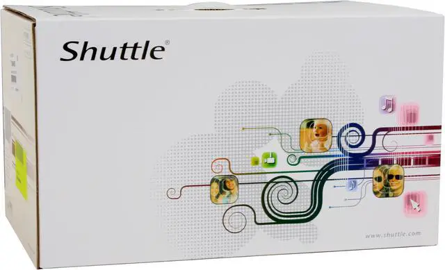 Alt view image 11 of 11 - Shuttle D10 Intel Socket T(LGA775) Intel G31 2 x 240Pin Intel GMA 3100 Black Media Center Barebone System