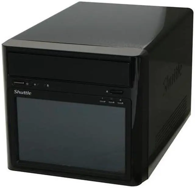 Main image of Shuttle D10 Intel Socket T(LGA775) Intel G31 2 x 240Pin Intel GMA 3100 Black Media Center Barebone System