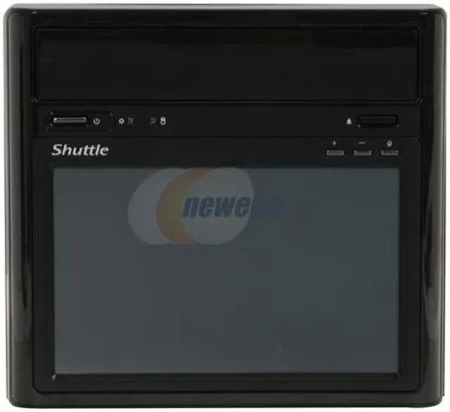 Alt view image 2 of 11 - Shuttle D10 Intel Socket T(LGA775) Intel G31 2 x 240Pin Intel GMA 3100 Black Media Center Barebone System