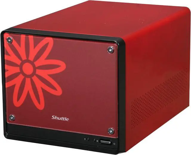Alt view image 3 of 14 - Shuttle KPC K45-Red Intel Socket T(LGA775) Intel 945GC Barebone