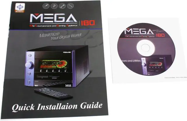 Alt view image 6 of 9 - MSI MEGA 180 AMD Socket A(462) NVIDIA nForce2 IGP 2 x 184Pin GeForce 4 MX GFX Media Center