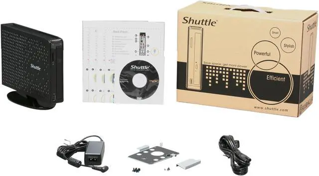 Alt view image 5 of 5 - Shuttle XS35GT Intel NM10 1 x HDMI Barebone