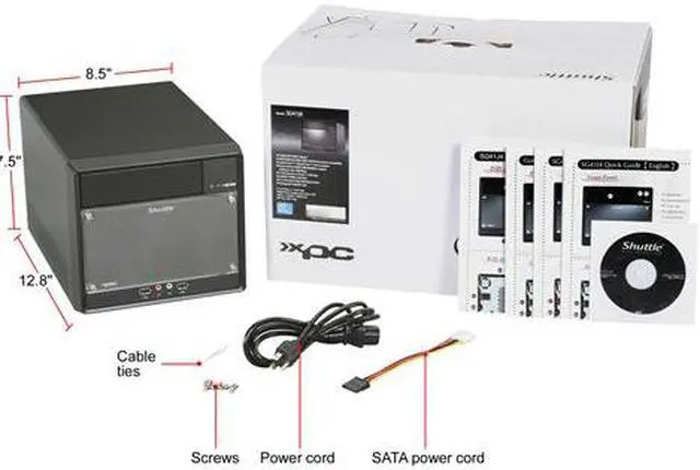 Alt view image 8 of 8 - Shuttle SG41J4 Intel Socket T(LGA775) Intel G41 Barebone