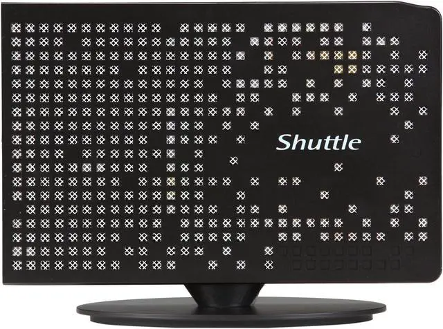 Alt view image 3 of 7 - Shuttle XS35V2 Intel NM10 Black Mini / Booksize Barebone System