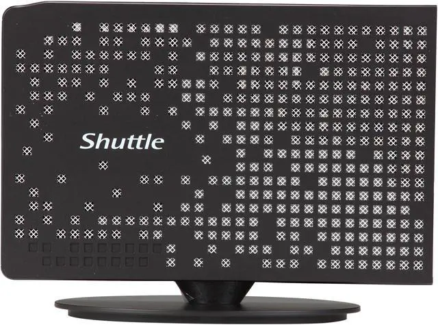 Alt view image 5 of 7 - Shuttle XS35V2 Intel NM10 Black Mini / Booksize Barebone System
