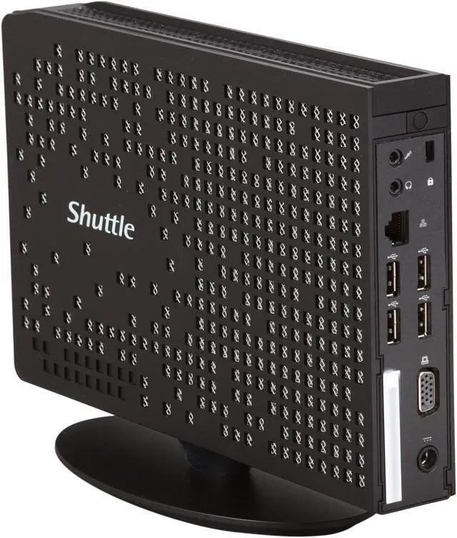 Alt view image 6 of 7 - Shuttle XS35V2 Intel NM10 Black Mini / Booksize Barebone System