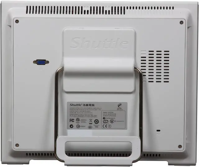 Alt view image 5 of 8 - Shuttle X50V2-PLUS (White) Intel Socket BGA559 Intel NM10 Barebone with Touchscreen