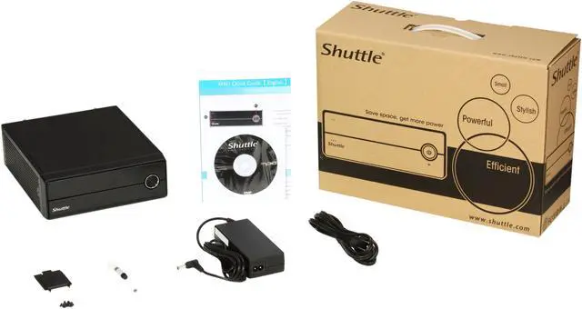Alt view image 7 of 7 - Shuttle XH61 Intel Socket H2(LGA1155) Intel H61 1 x HDMI Barebone