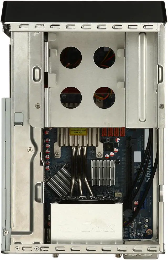 Alt view image 7 of 10 - Shuttle SA76R4 AMD Socket AM3 AMD 760G Barebone