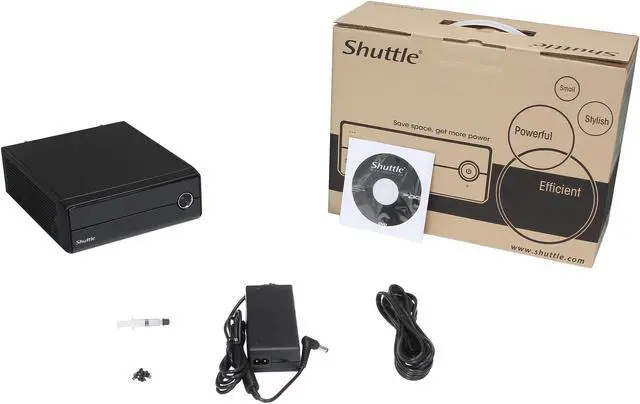 Alt view image 7 of 7 - Shuttle XH61V Intel Socket H2(LGA1155) Intel H61 1 x HDMI Barebone