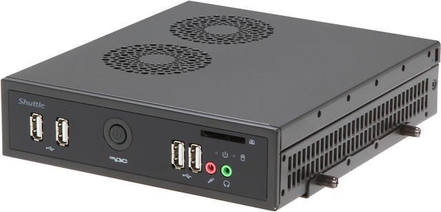 Shuttle DS61 V1.1 Black Mini / Booksize Barebone System - Newegg.com