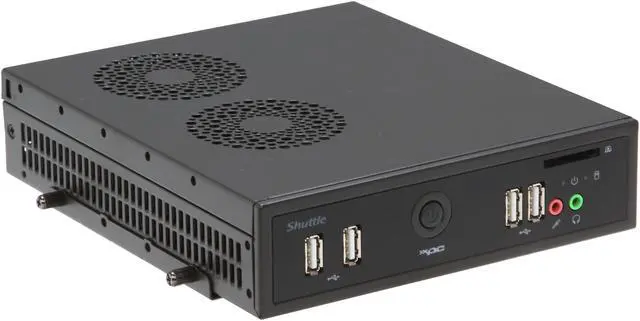 Alt view image 3 of 6 - Shuttle DS61 V1.1 Intel H61 Black Mini / Booksize Barebone System