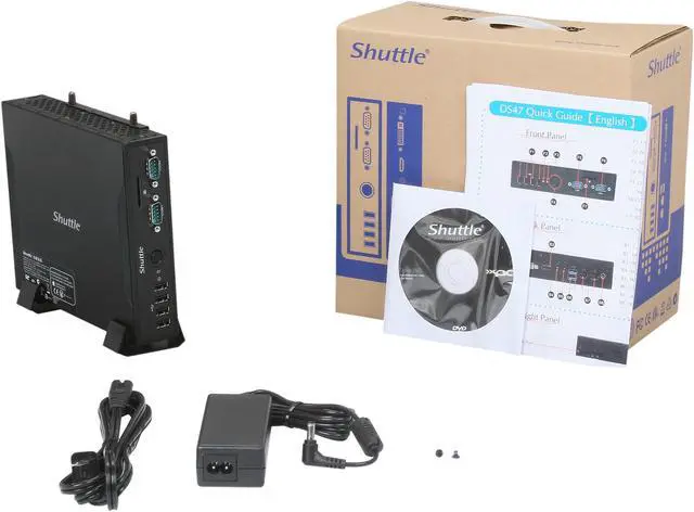 Alt view image 6 of 6 - Shuttle DS47 Intel NM70 Slim PC