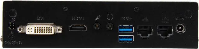Alt view image 4 of 6 - Shuttle DS437 Fanless Slim PC Barebone With Inbuilt Intel Celeron Processor 1037U