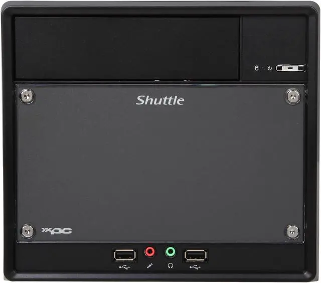 Alt view image 2 of 5 - Shuttle SH81R4 Intel Socket LGA1150 Intel H81 Black Mini / Booksize Barebone System