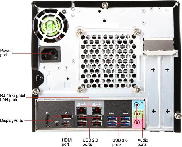 Alt view image 10 of 12 - Shuttle XPC Gaming Cube SZ270R9, Intel Kabylake/Skylake Z270 LGA1151 i3/i5/i7, Max 64GB DDR4, PCI-E x16/x4, 500W PSU