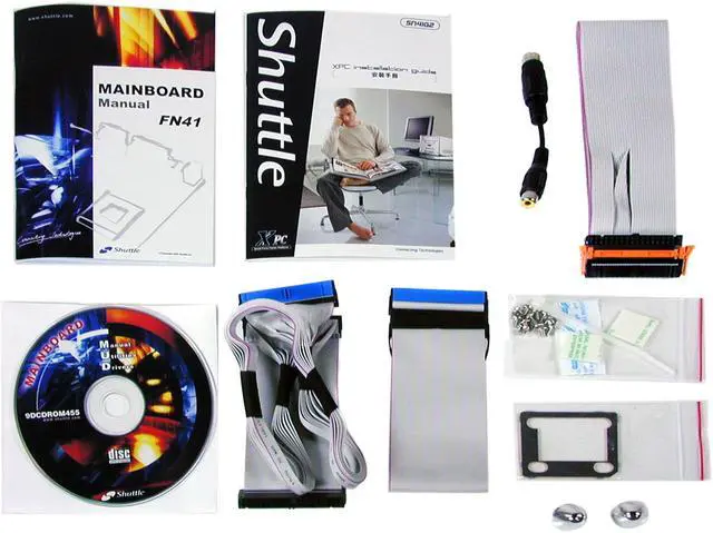 Alt view image 6 of 8 - Shuttle XPC Barebone System SN41G2 AMD Socket A(462) NVIDIA nForce2 IGP Barebone