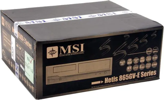 Alt view image 10 of 10 - MSI Hetis 865GV-E Intel Socket 478 Intel 865GV Barebone
