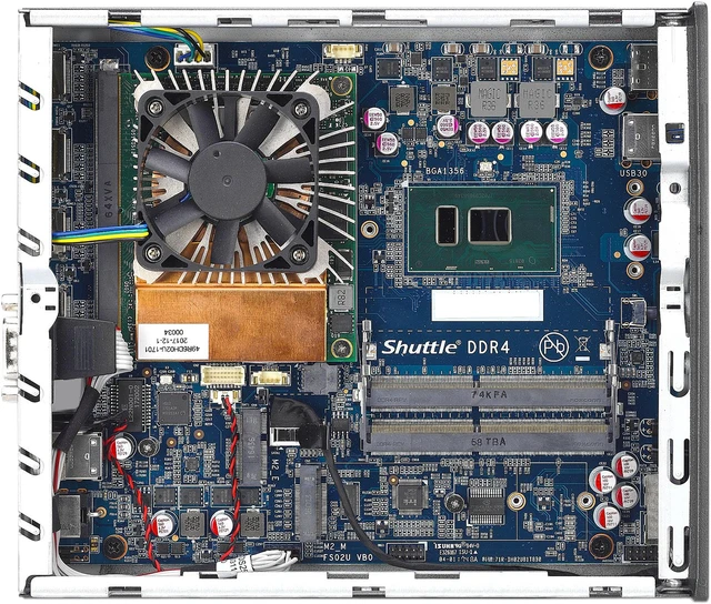 Shuttle DH02U3 Mini / Booksize Barebone System - Newegg.com