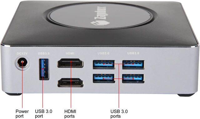 Alt view image 6 of 9 - Zignbox GL0132 Mini / Booksize Barebone System