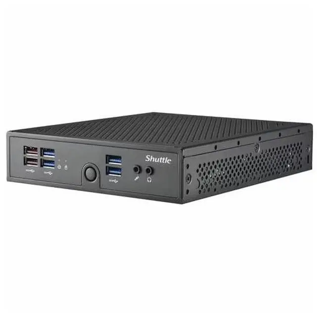 Main image of Shuttle XPC slim DS50U5 Barebone Slim PC - Core i5 13th Gen i5-1335U (1.30 GHz) - 2 Total Memory Slots - Serial ATA/600, NVMe Controller - UHD Graphics Graphic - DisplayPort - RJ-45 - 3 M.2 - 1 SATA