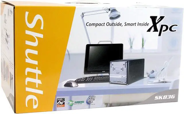 Alt view image 9 of 9 - Shuttle SK83G AMD Socket 754 VIA K8M800 Barebone