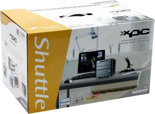 Alt view image 8 of 8 - Shuttle XPC SB95P V2 Intel Socket T(LGA775) Intel 925XE Barebone