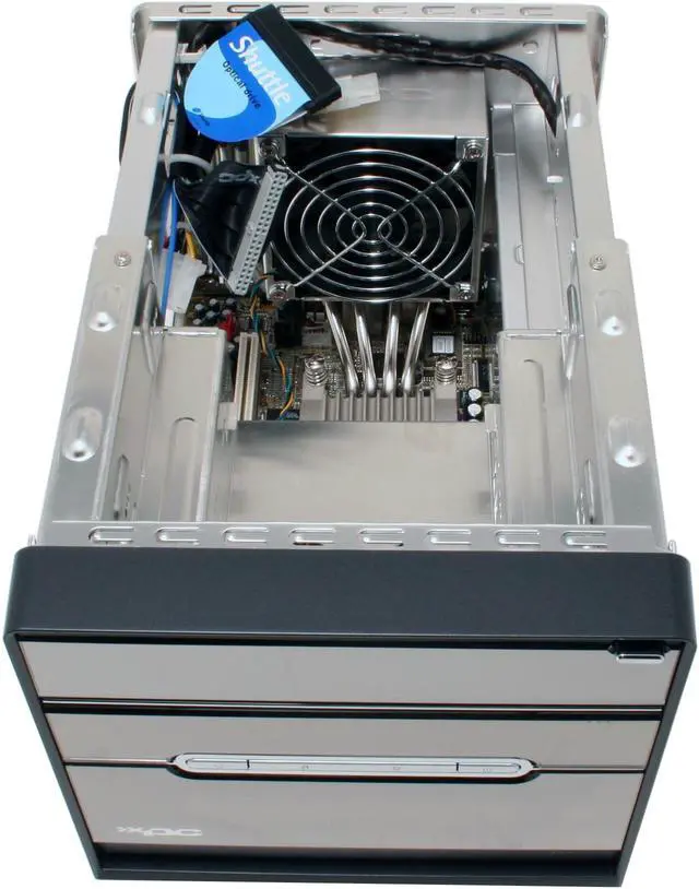 Alt view image 8 of 14 - Shuttle XPC SD36G5M Intel Socket T(LGA775) Intel 945G Barebone