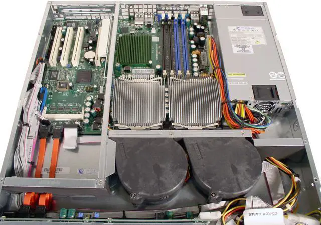 Alt view image 6 of 7 - SUPERMICRO SYS-6013A-T 1U Rackmount Barebone Server-Rackmount Dual mPGA604 ZIF Sockets Intel E7501 DDR 266/200 registered ECC