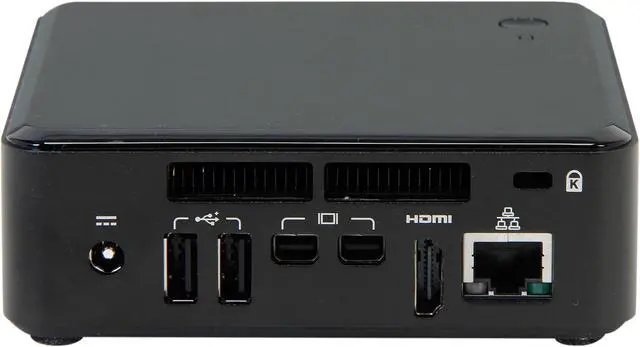 Alt view image 4 of 5 - Intel NUC Kit DC53427HYE 2 x 204Pin Black Mini / Booksize Barebone System