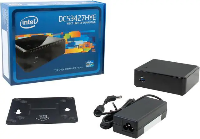 Alt view image 5 of 5 - Intel NUC Kit DC53427HYE 2 x 204Pin Black Mini / Booksize Barebone System