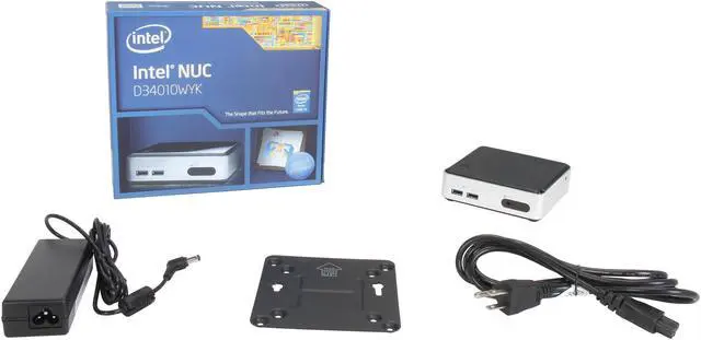 Alt view image 7 of 6 - Intel NUC Kit D34010WYK1, Mini HDMI, Mini DisplayPort, USB 3.0, 4th Gen Intel Core i3-4010U, Consumer Infrared sensor