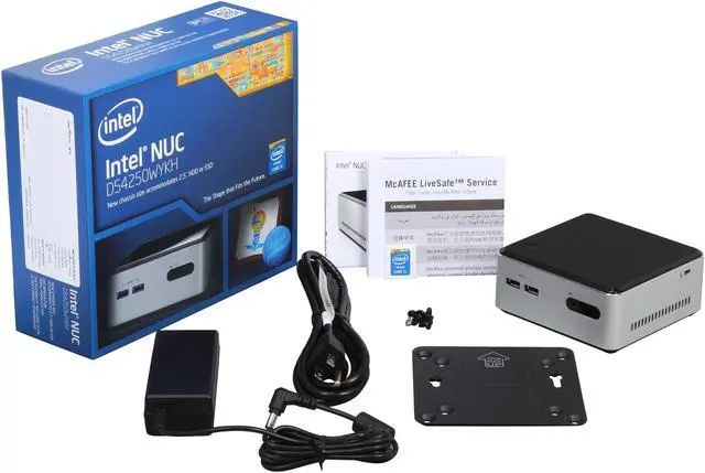 Alt view image 6 of 6 - Intel NUC BOXD54250WYKH1 Mini / Booksize Barebone System