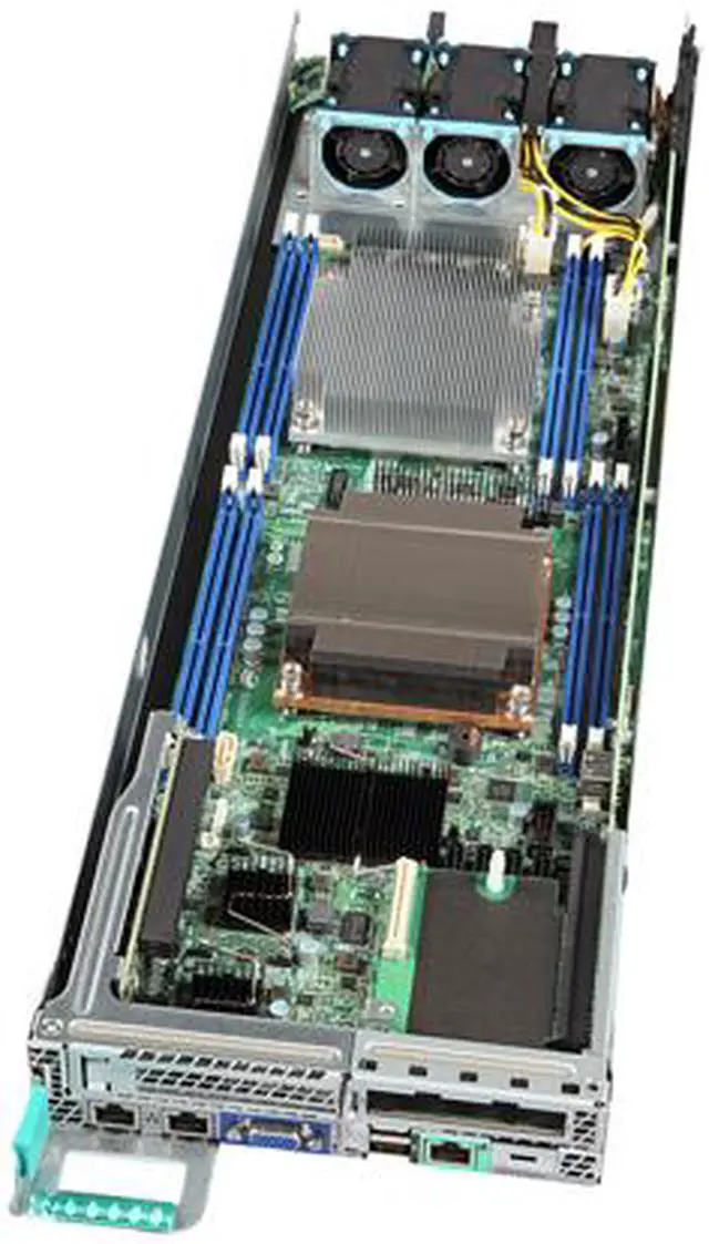 Alt view image 2 of 3 - Intel HNS2600KPF Barebone System - 1U Rack-mountable - Socket R3 (LGA2011-3) - 2 x Processor Support